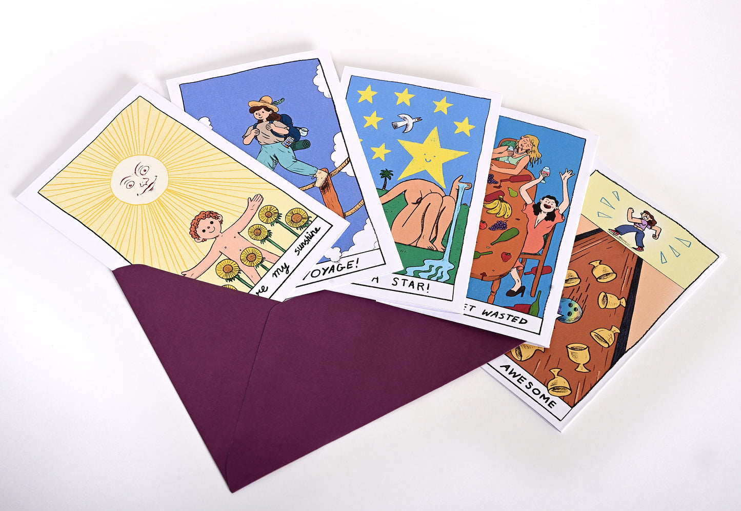 The Ex-Lovers Tarot Greeting Cards